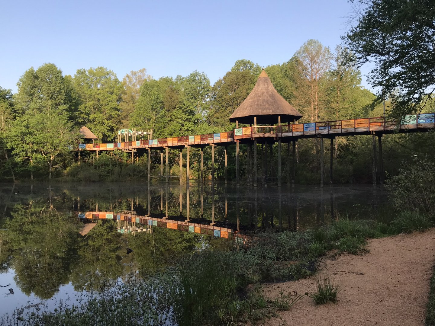 African Entrance Bridge from Hippo Beach