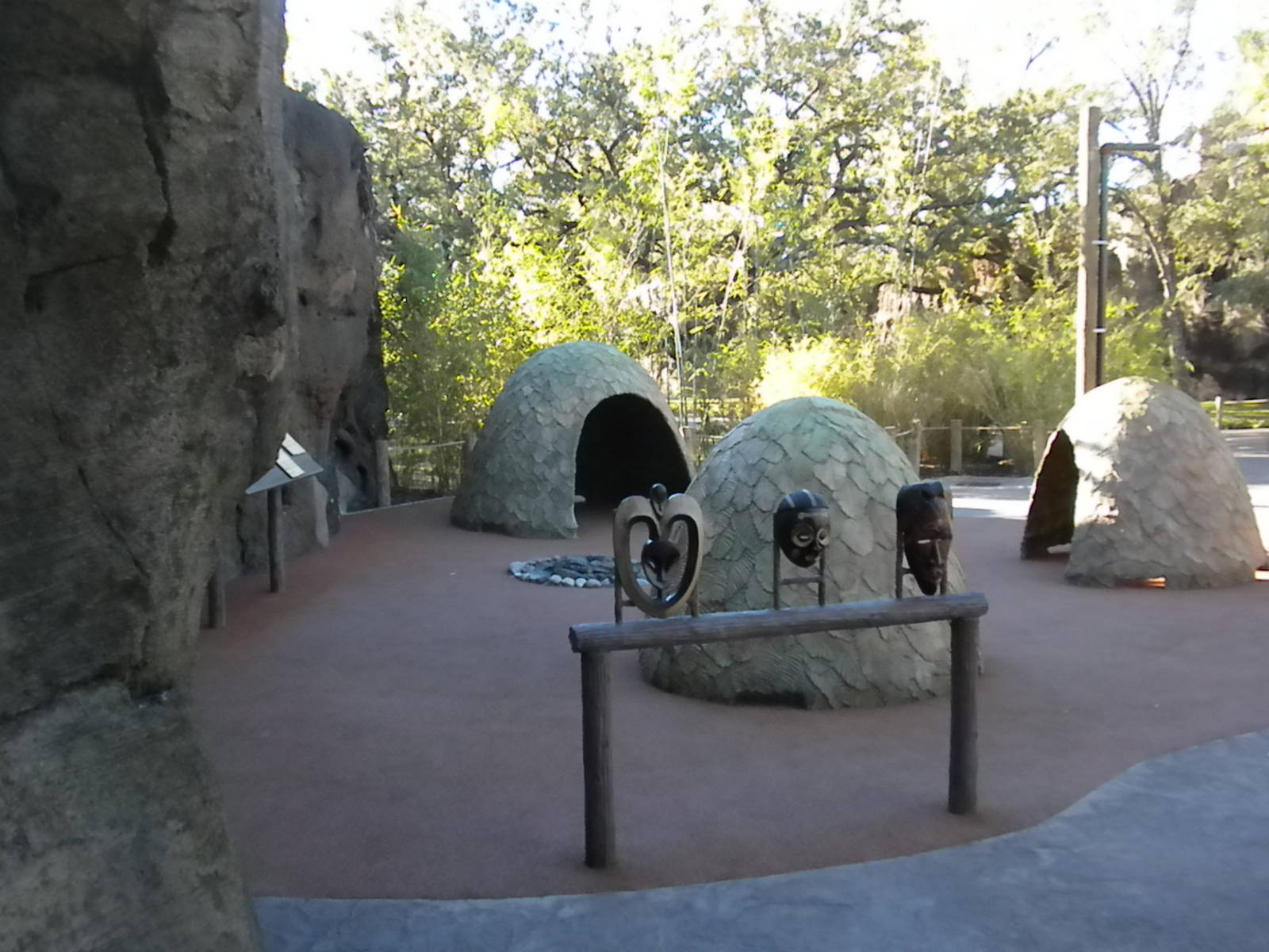 African Forest - Baka huts