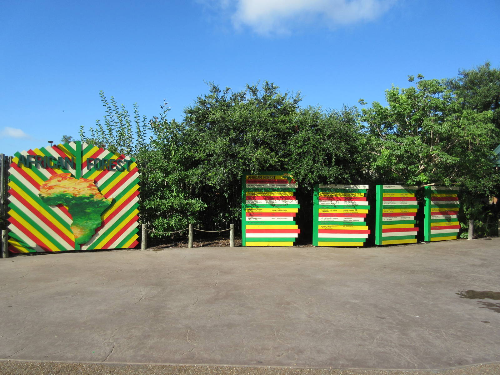 African Forest - Entrance Signs