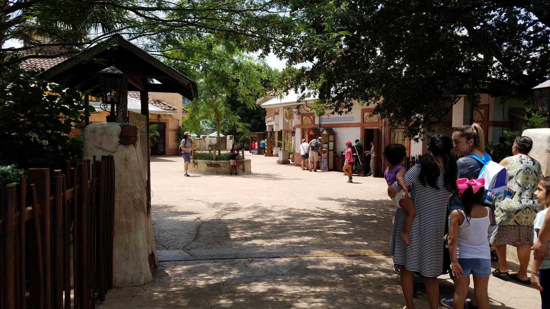 African Forest entry village