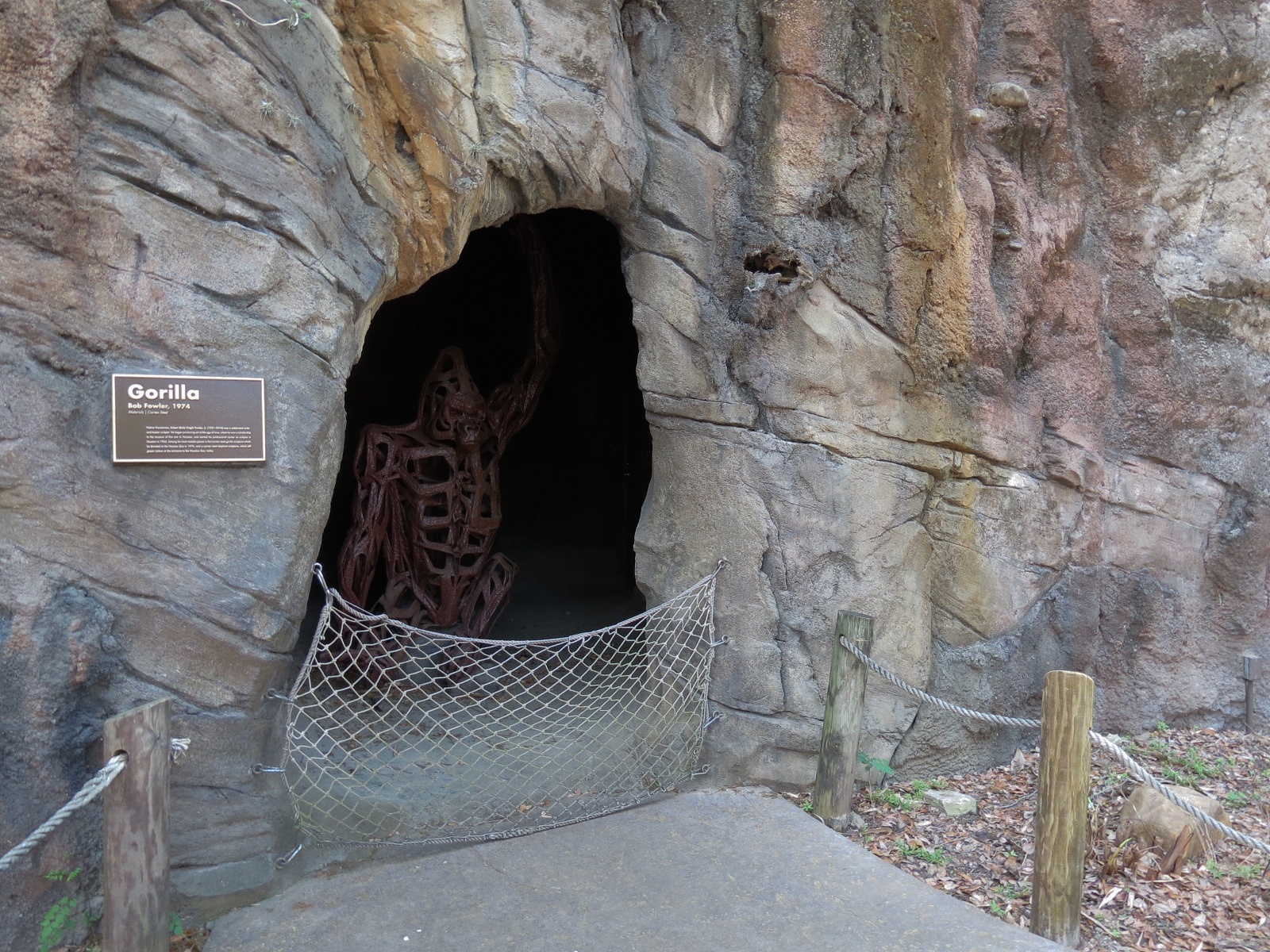African Forest - Gorilla Sculpture in Niche