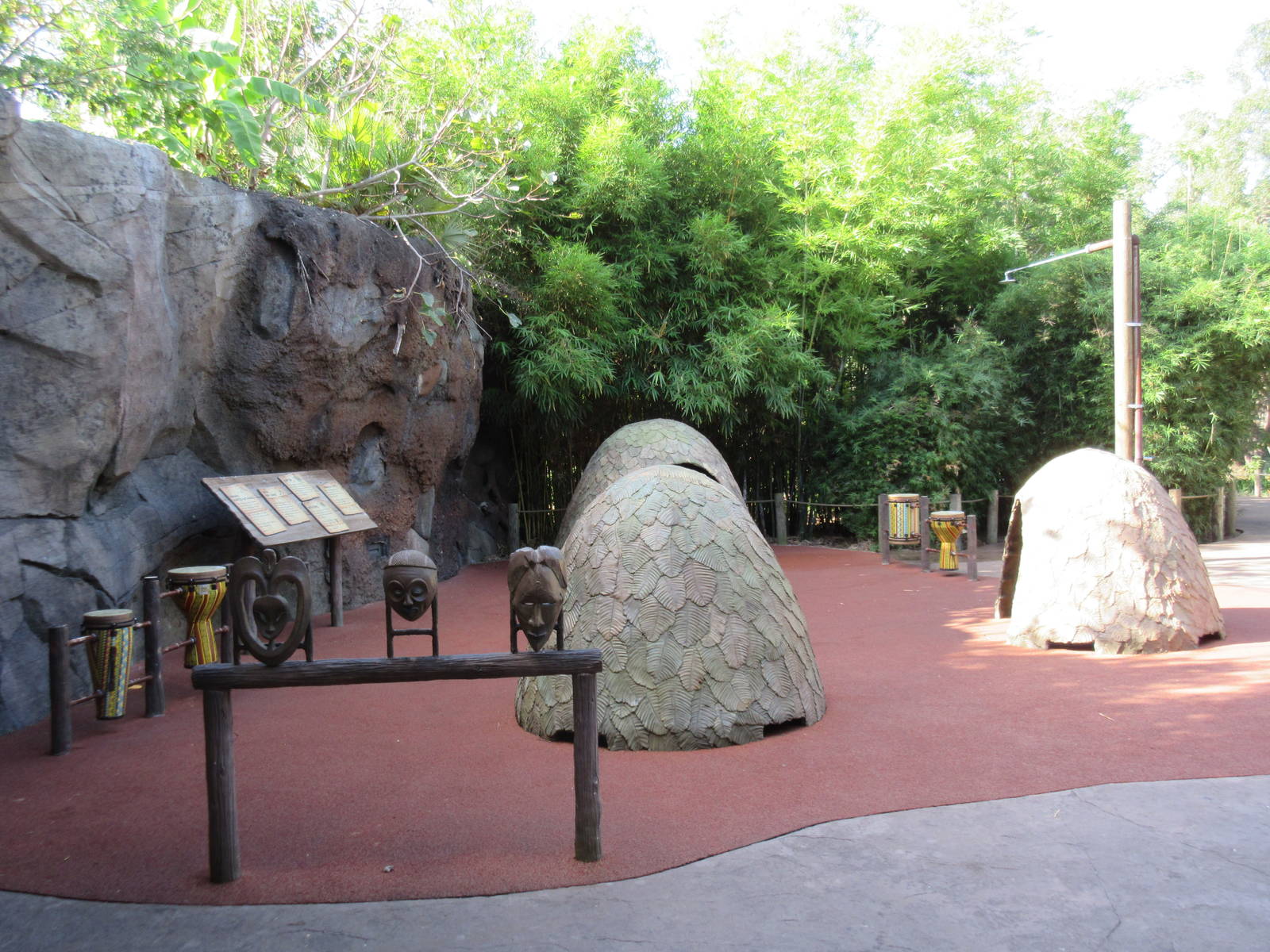 African Forest - Interpretative Area (and 4 drums for kids)