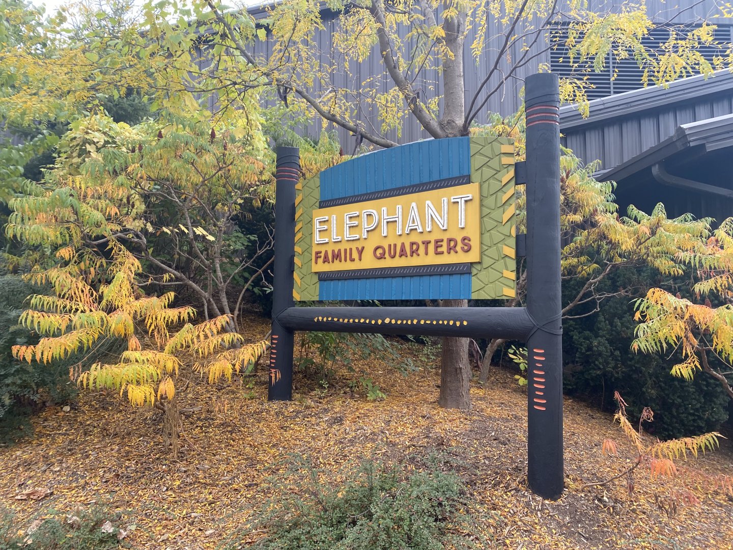 African Grasslands - Elephant Herd Rooms sign