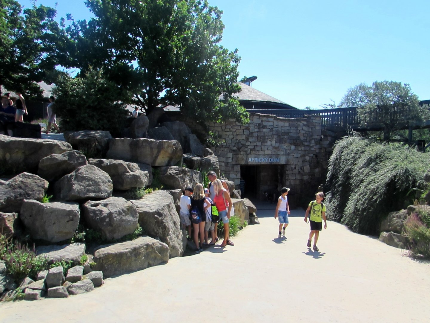 African House entrance - July/2017