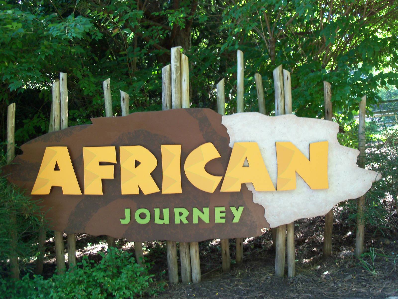 African Journey - Entrance Sign