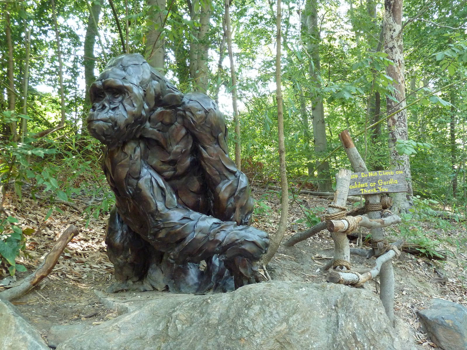 African Journey - Gorilla Statue