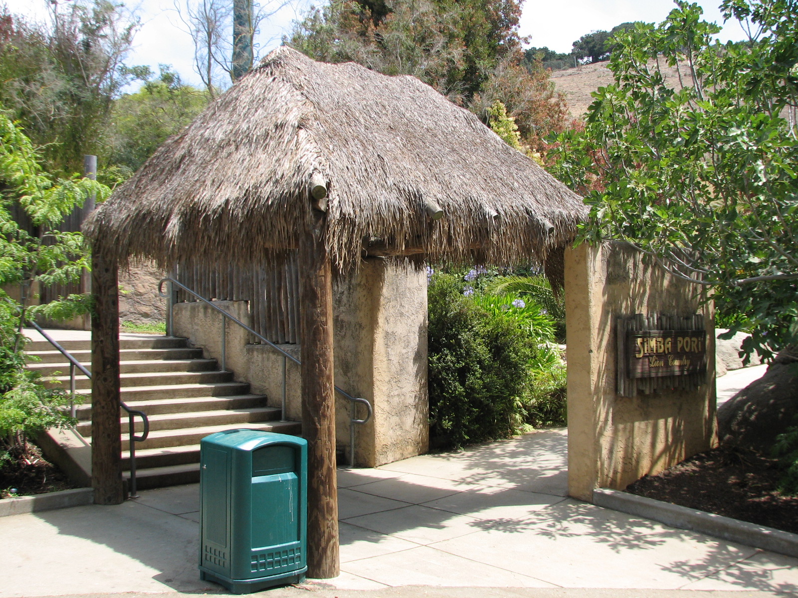 African Lion Exhibit - Entry Hut