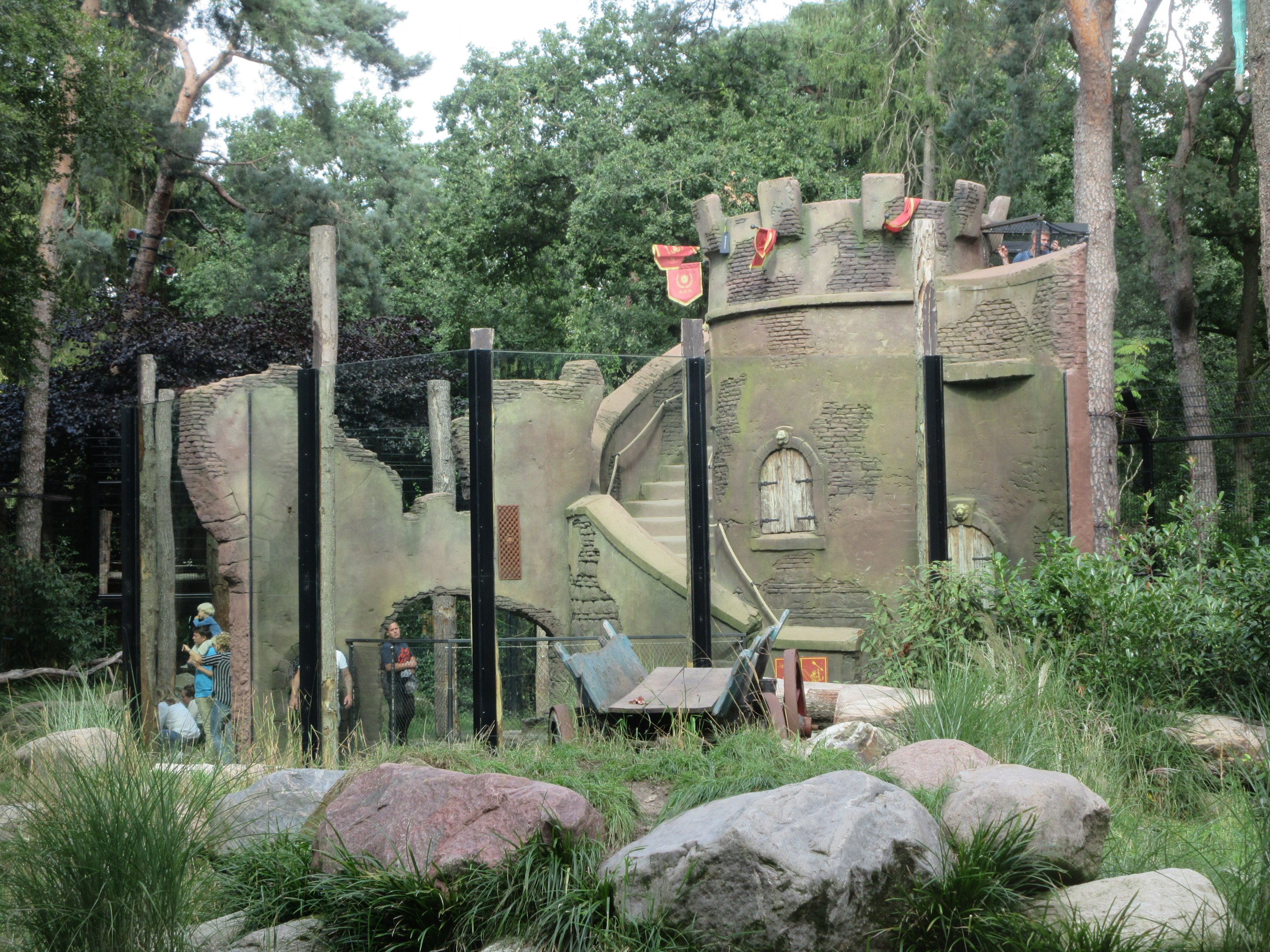 African Lion Exhibit - 'Tower of Ostia'