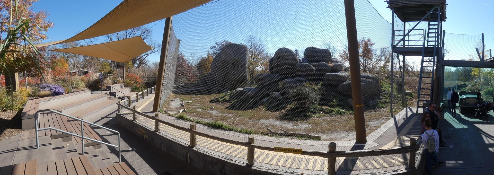 African Lion Viewing/Demonstration Area, The African Grasslands - Oct. 2022