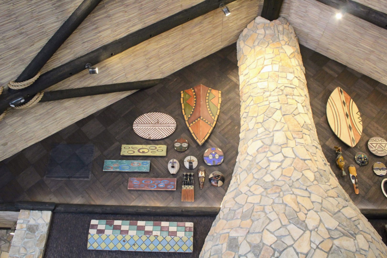 African Lodge Interior