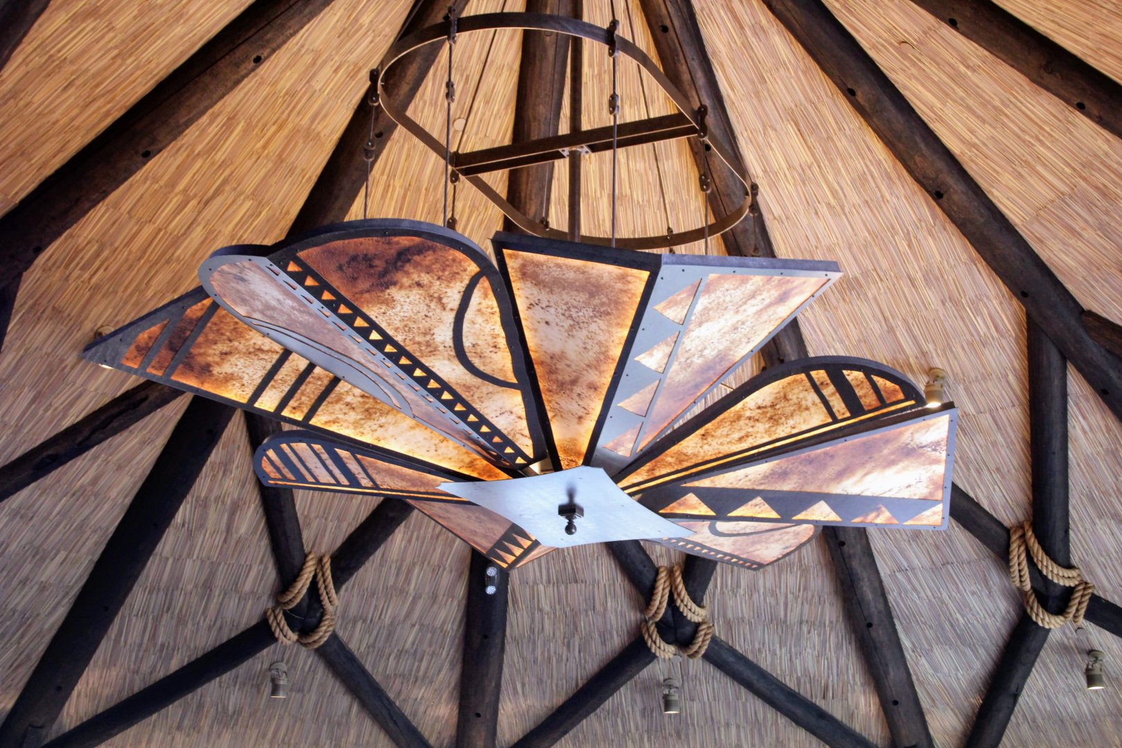 African Lodge Interior