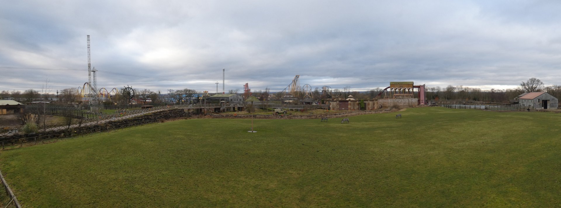 African mixed exhibit panorama