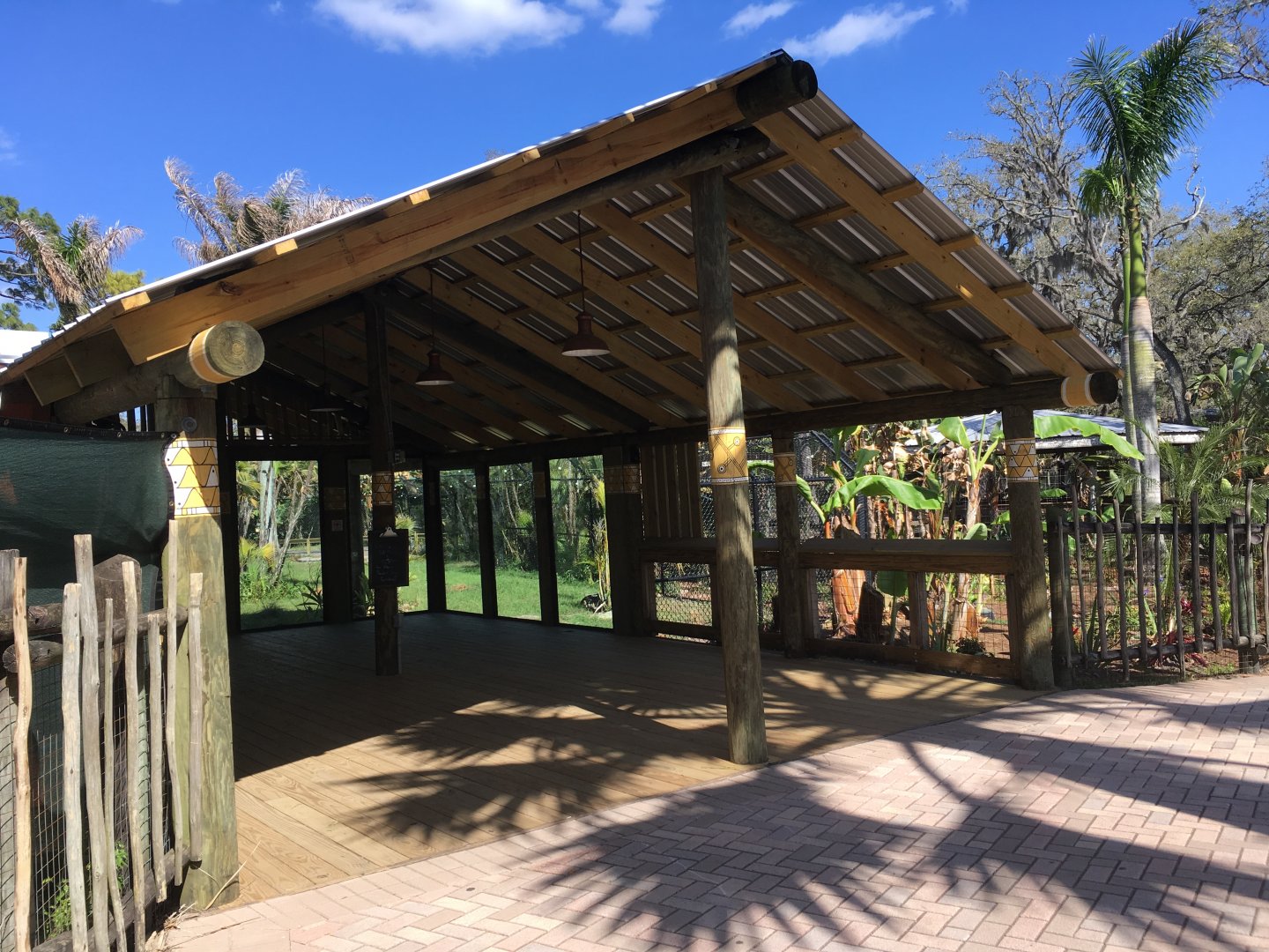African Painted Dog Exhibit Viewing Shelter