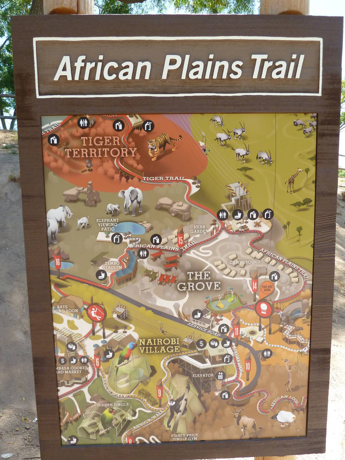 African Plains Map