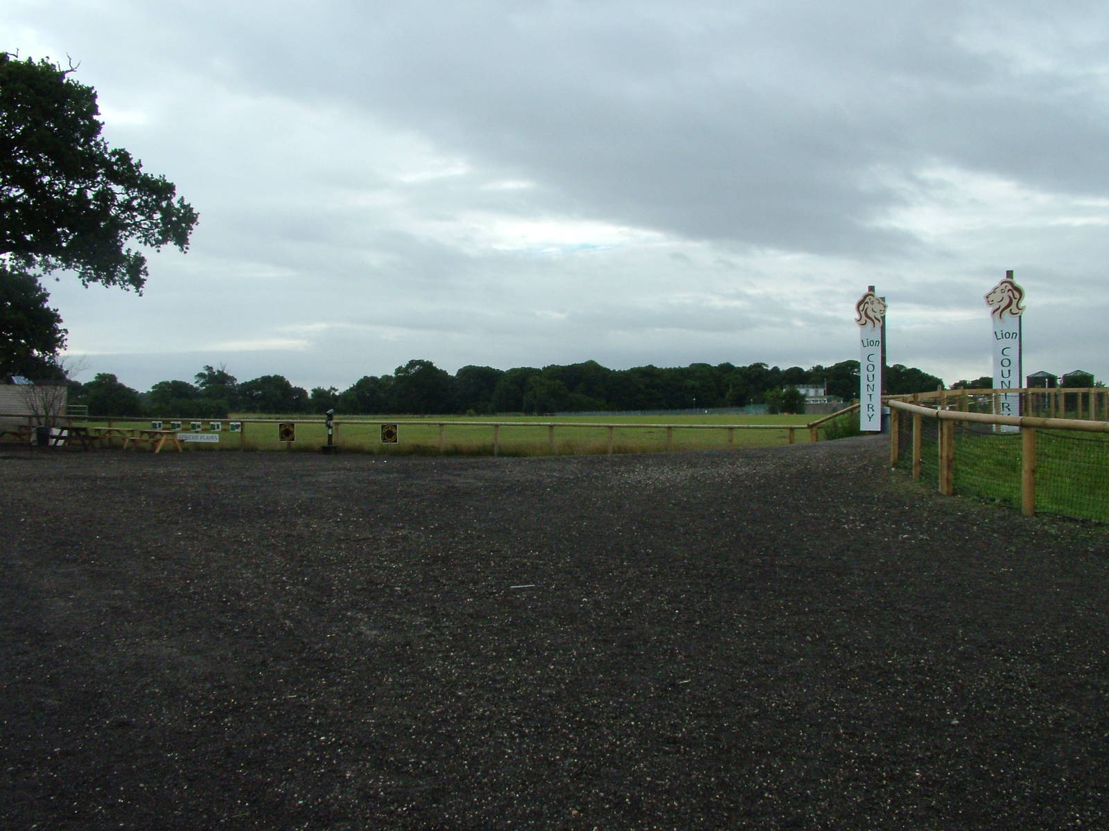 African Plains viewing area at Yorkshire WP, 18/07/10