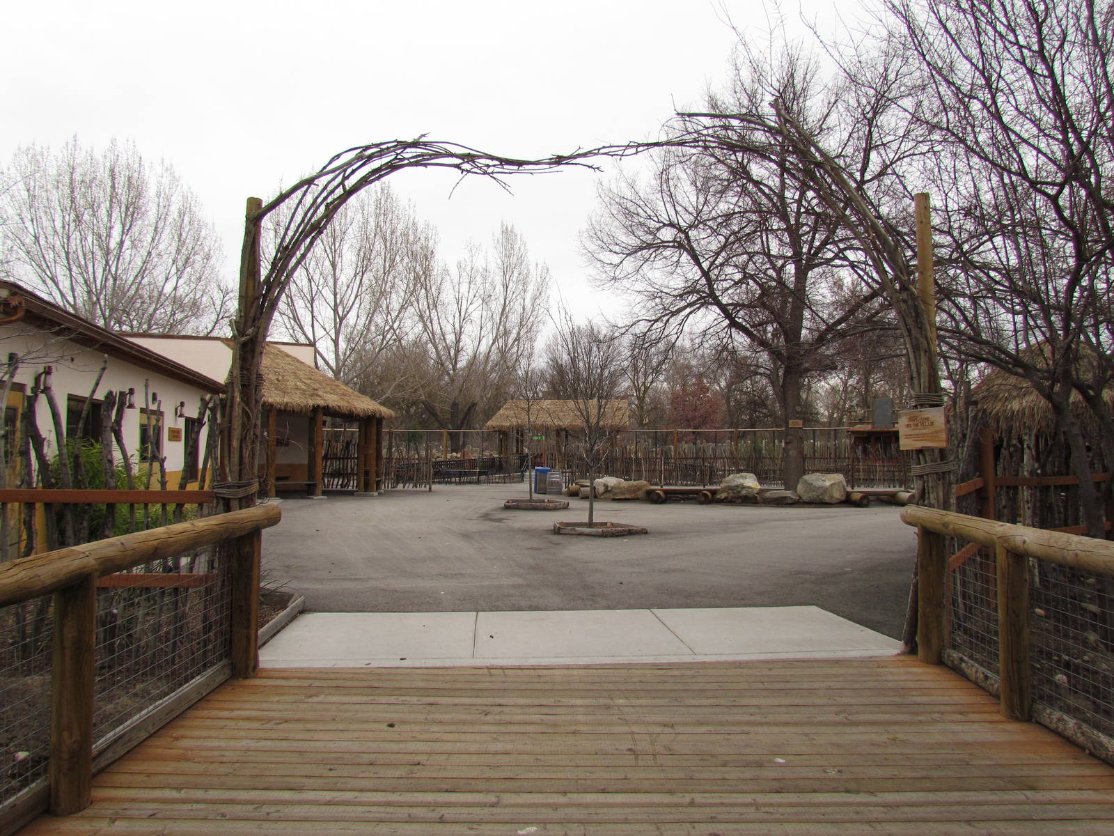 African Plains - Village Entrance