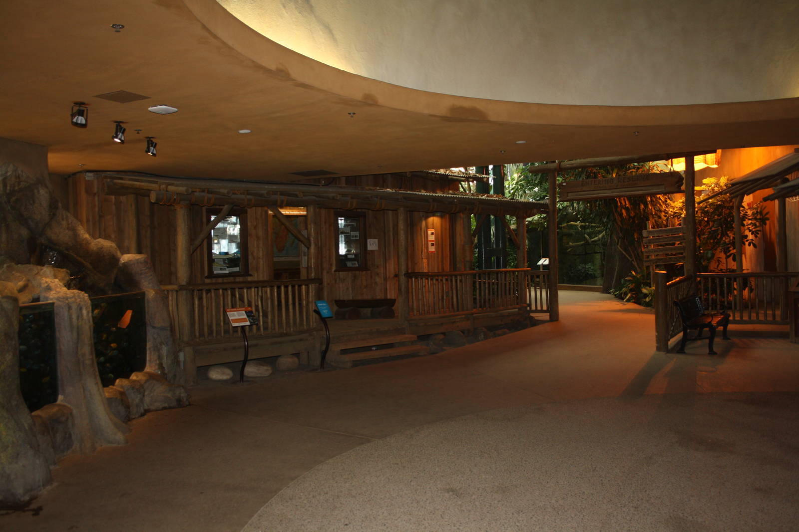 African Rainforest Building - Entrance Area