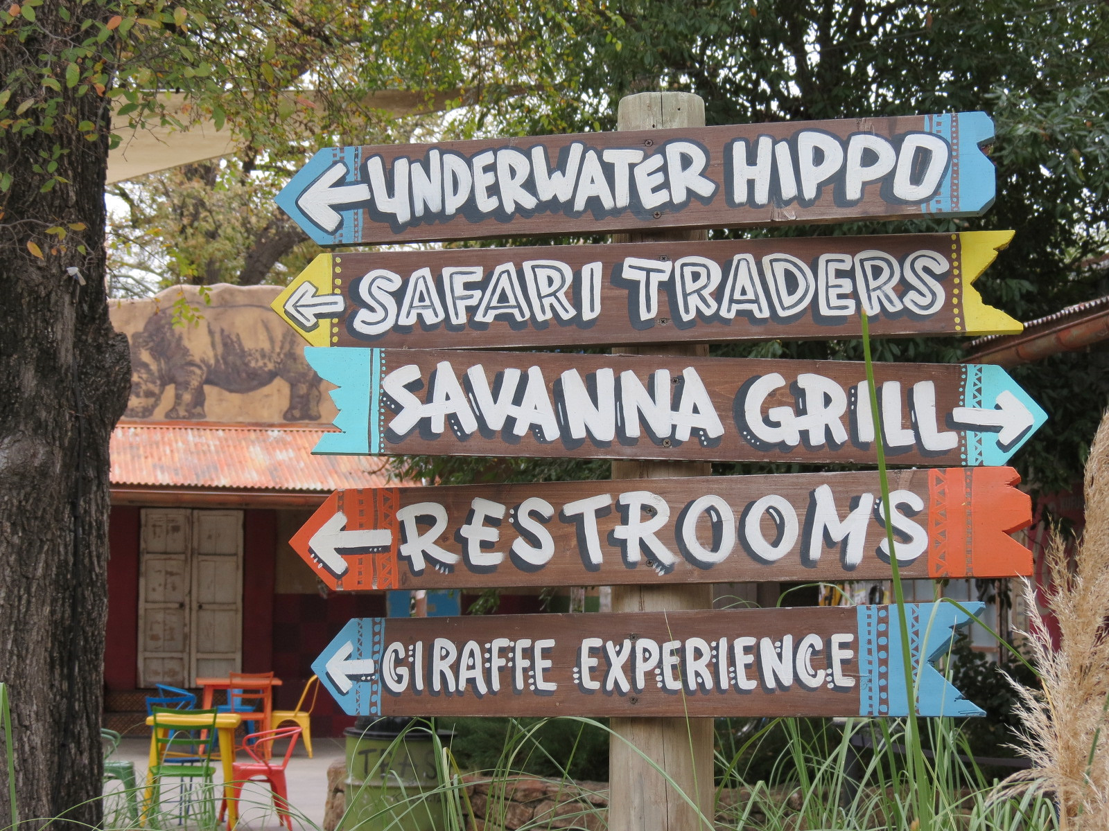 African Savanna - Directional Signs