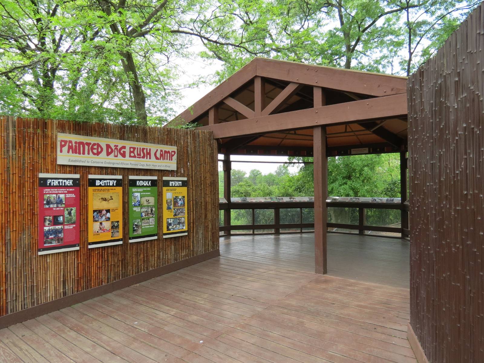 African Savanna - Painted Dog Bush Camp Viewing Shelter (Demolished)