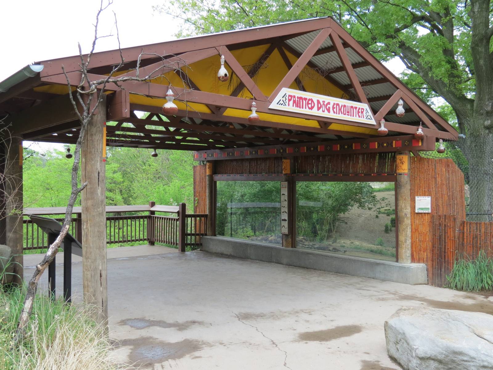 African Savanna - Painted Dog Bush Camp Viewing Shelter