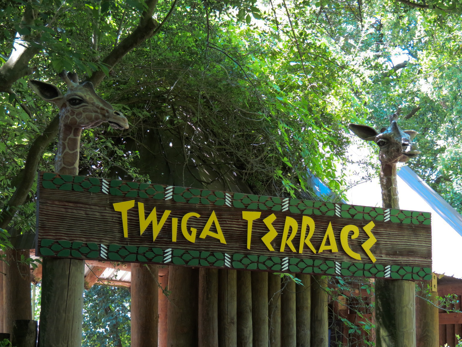 African Savanna - Twiga Terrace - Sign