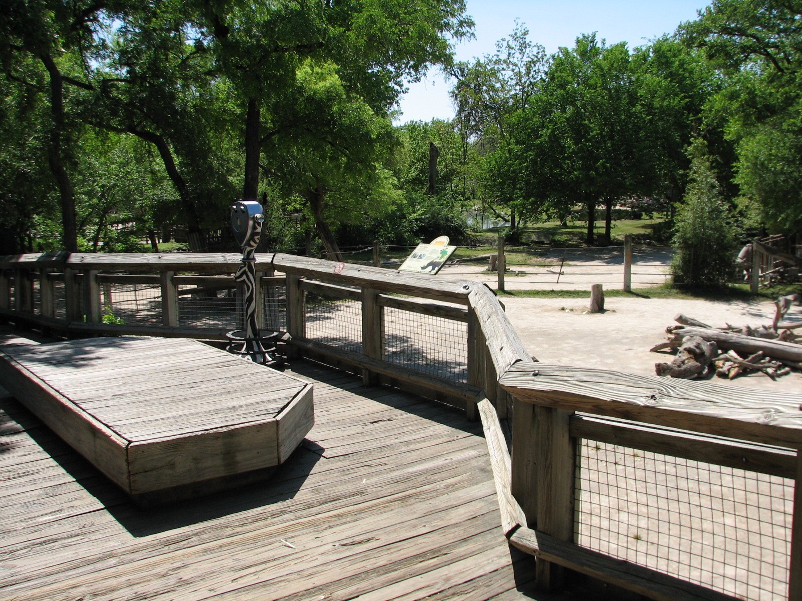 African Savannah - Black Rhino Exhibit Viewing Area