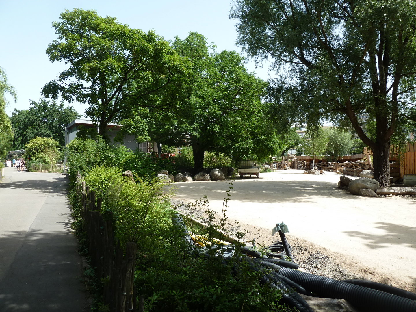 African savannah construction site