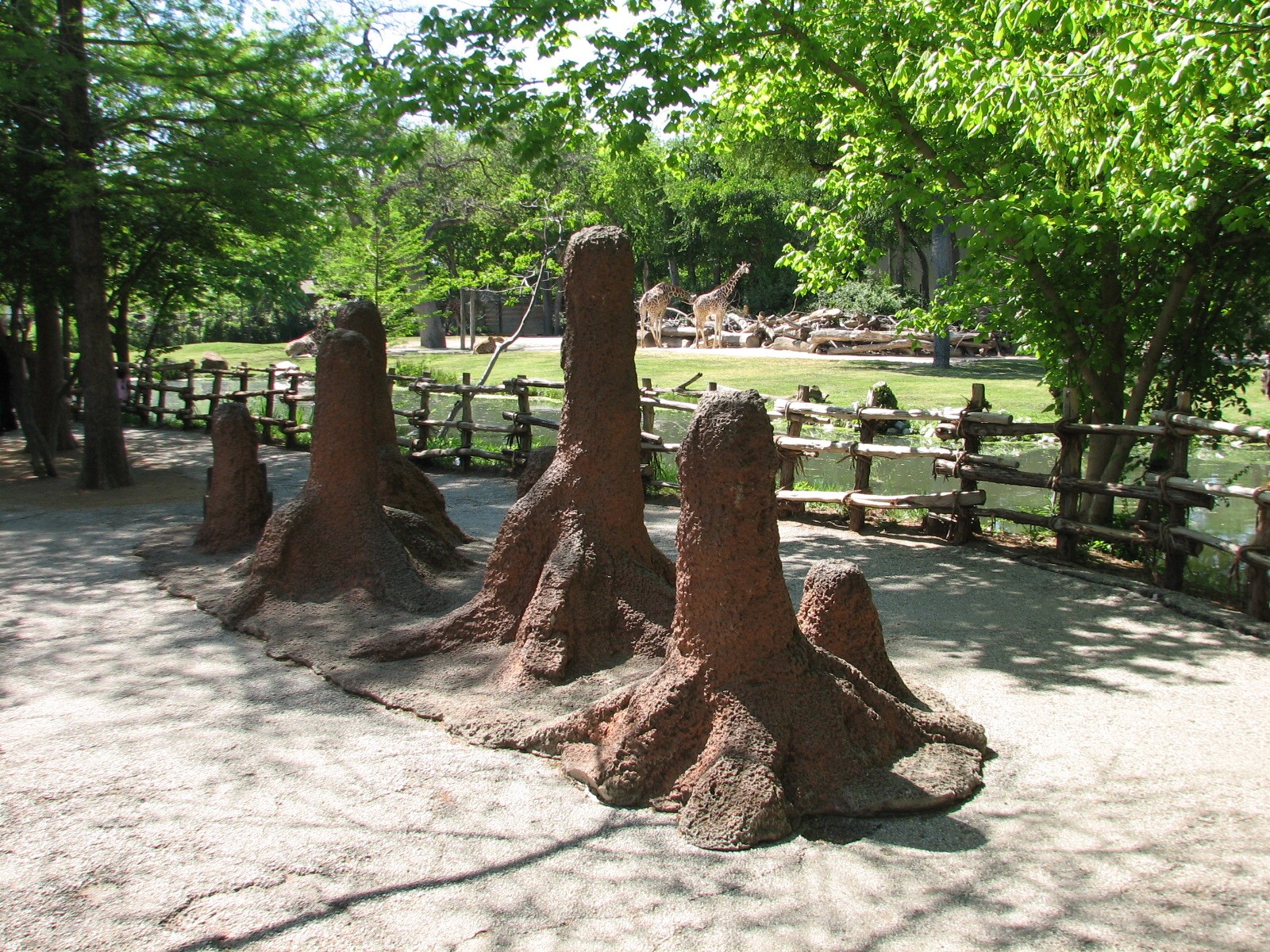 African Savannah - Simulated Termite Mounds