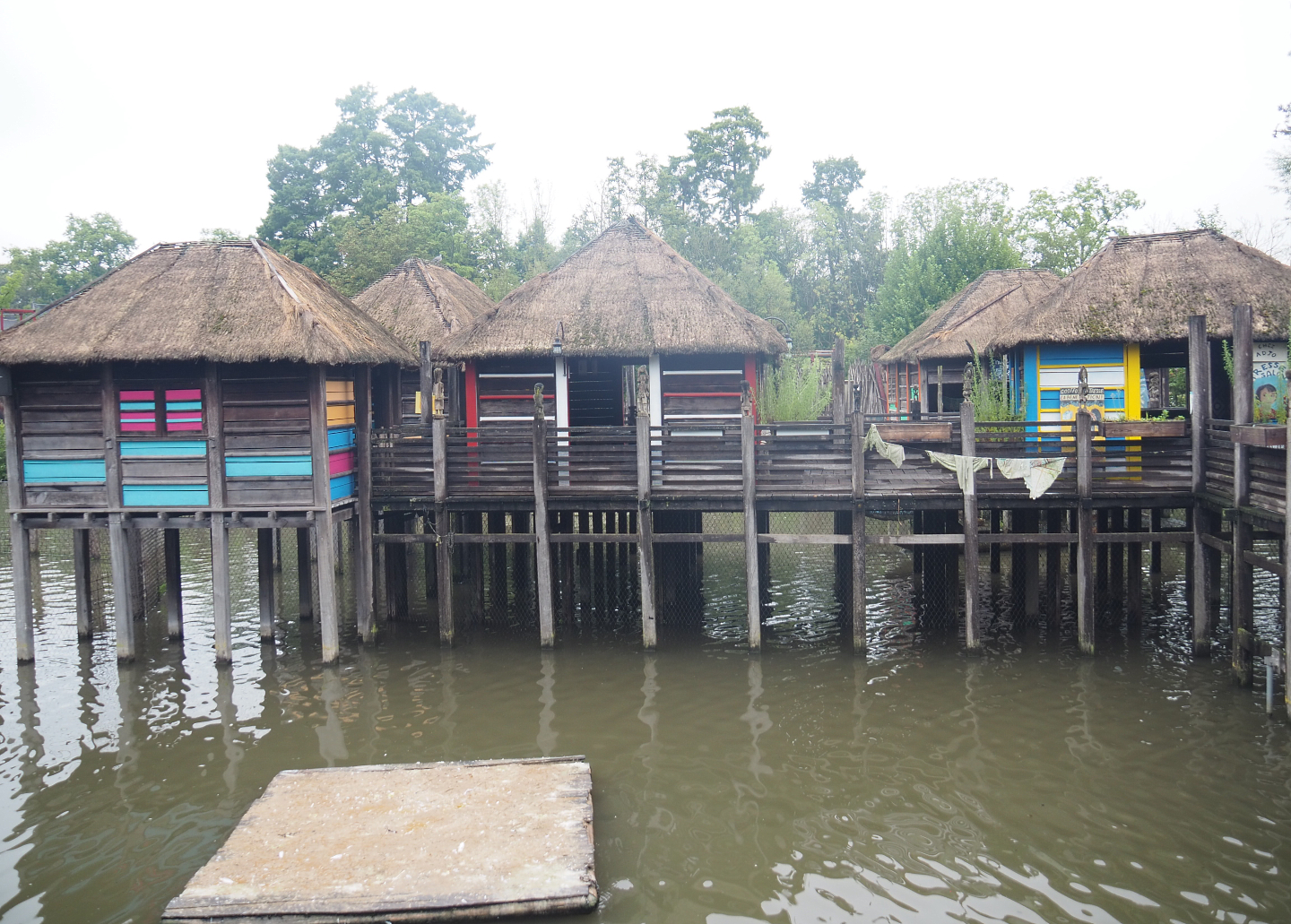 African stilt village inspired by Ganvié in Benin, 2022-09-14