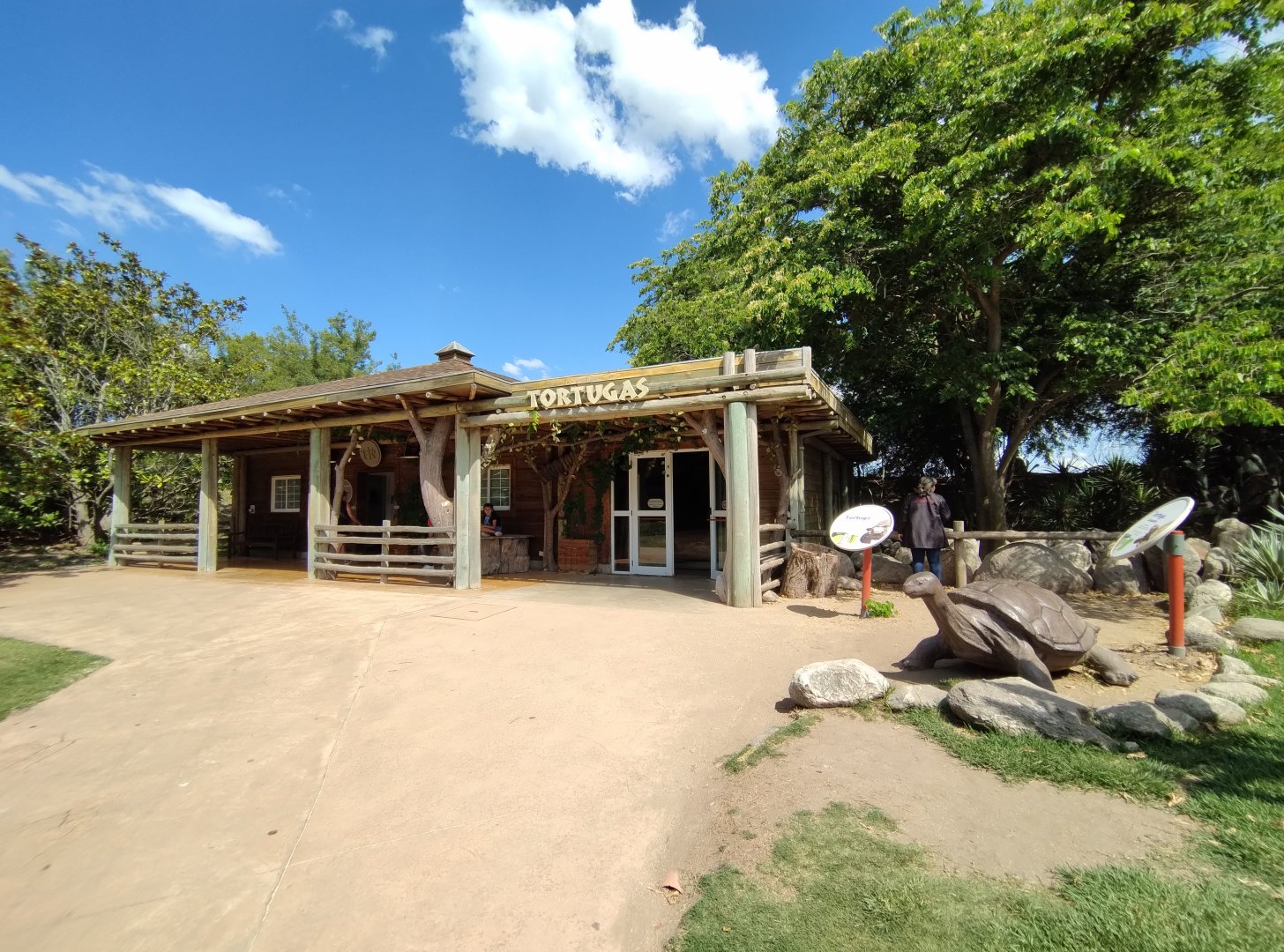African tortoises indoor exhibit - Temaiken