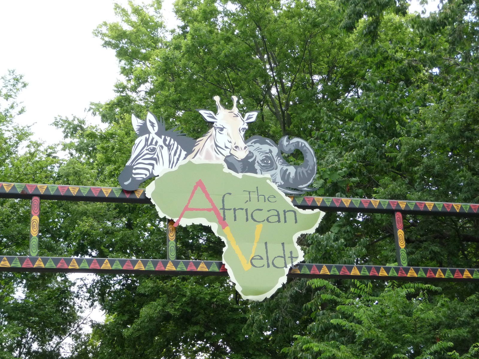 African Veldt - Entrance Sign