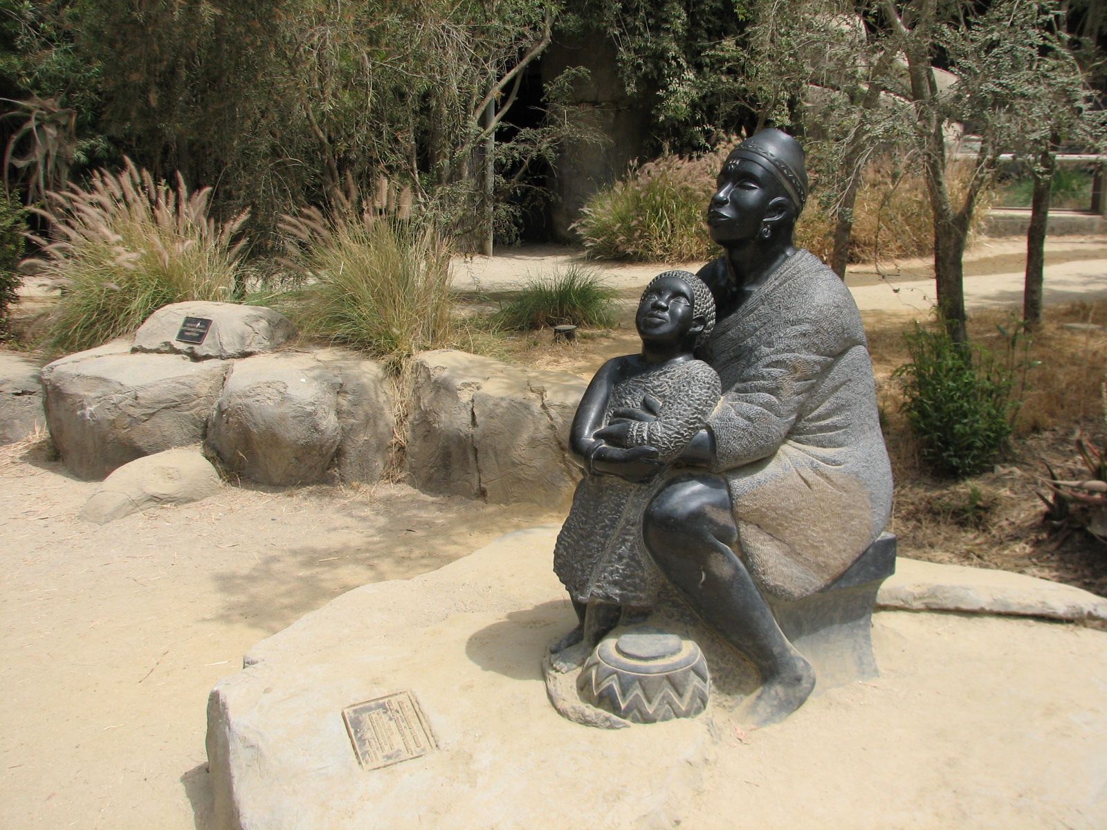 African Village - Statue