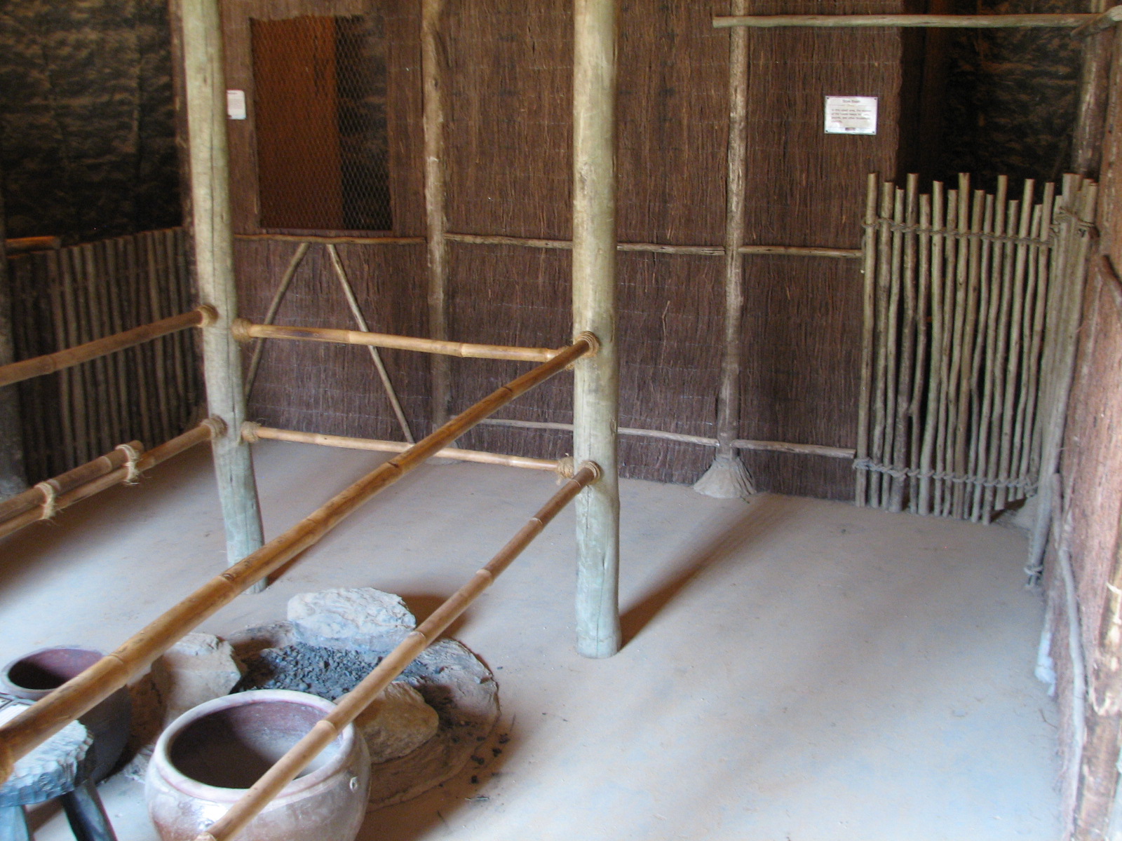 African Village - Traditional East African Womans Dwelling Interior