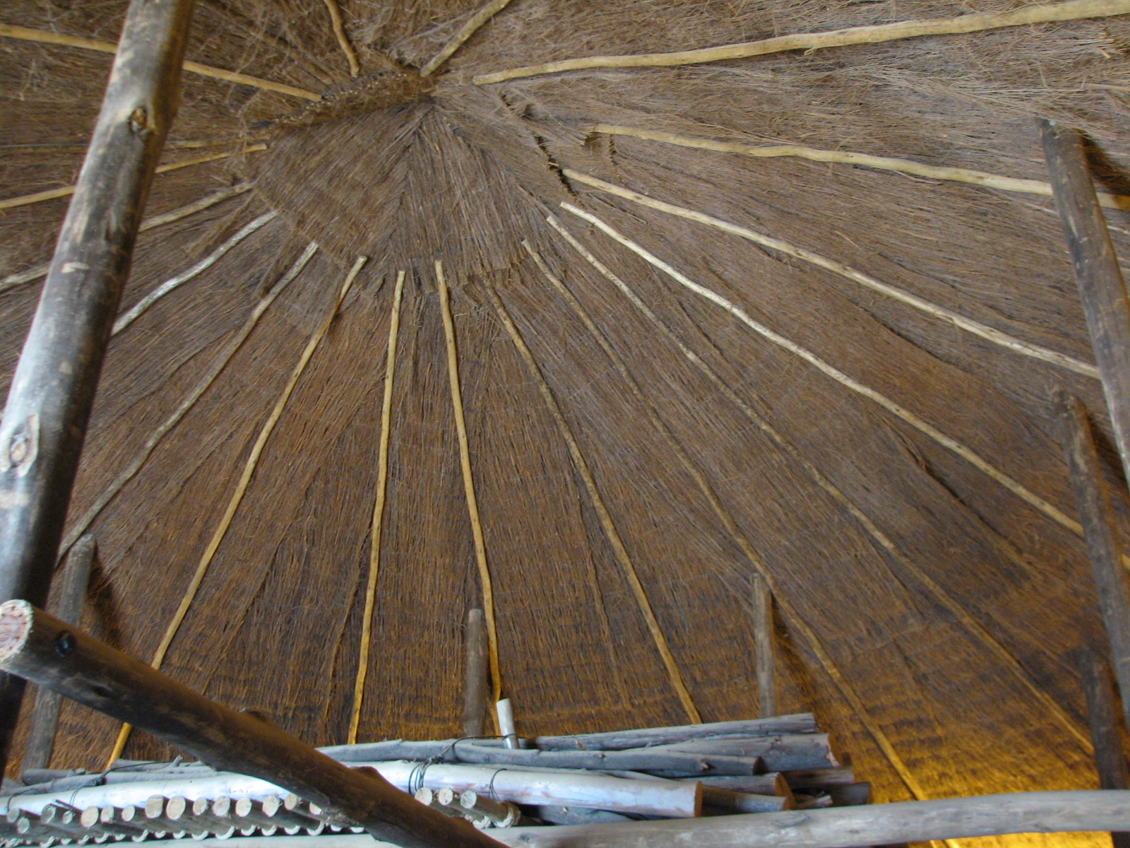 African Village - Traditional East African Womans Dwelling Interior