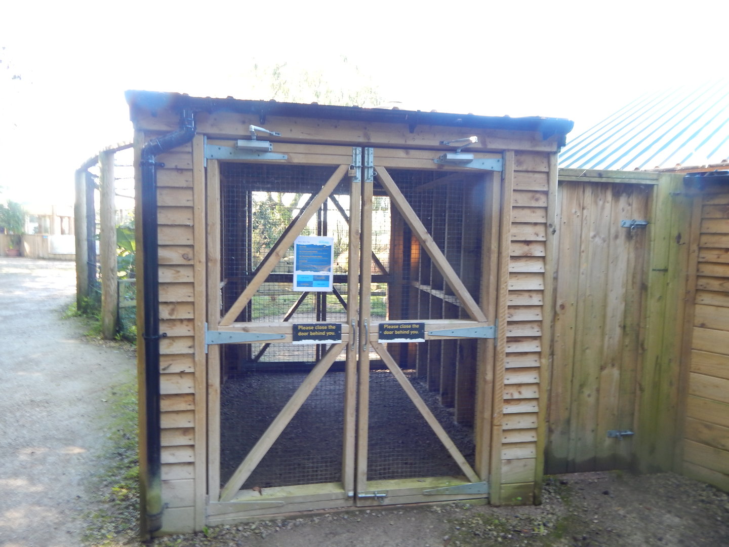 African Walkthrough Aviary entrance 230922