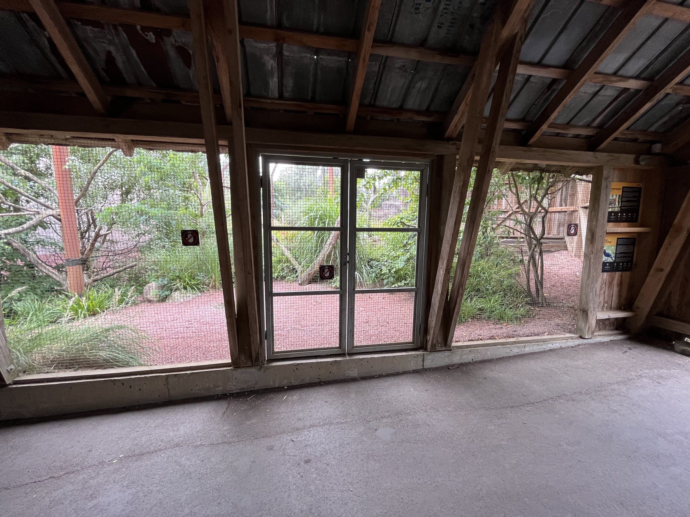 African Waters Aviary - side exhibit
