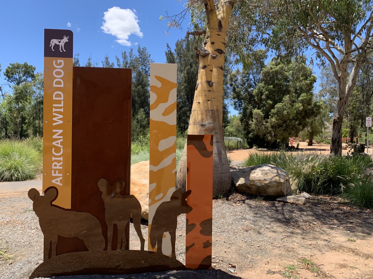 African Wild Dog Sign