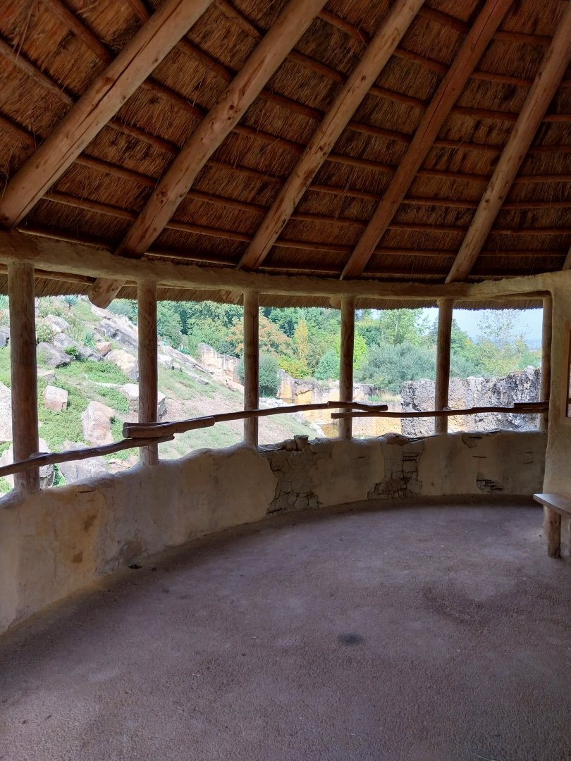 Afrikanisches gebirge - Information center viewing point