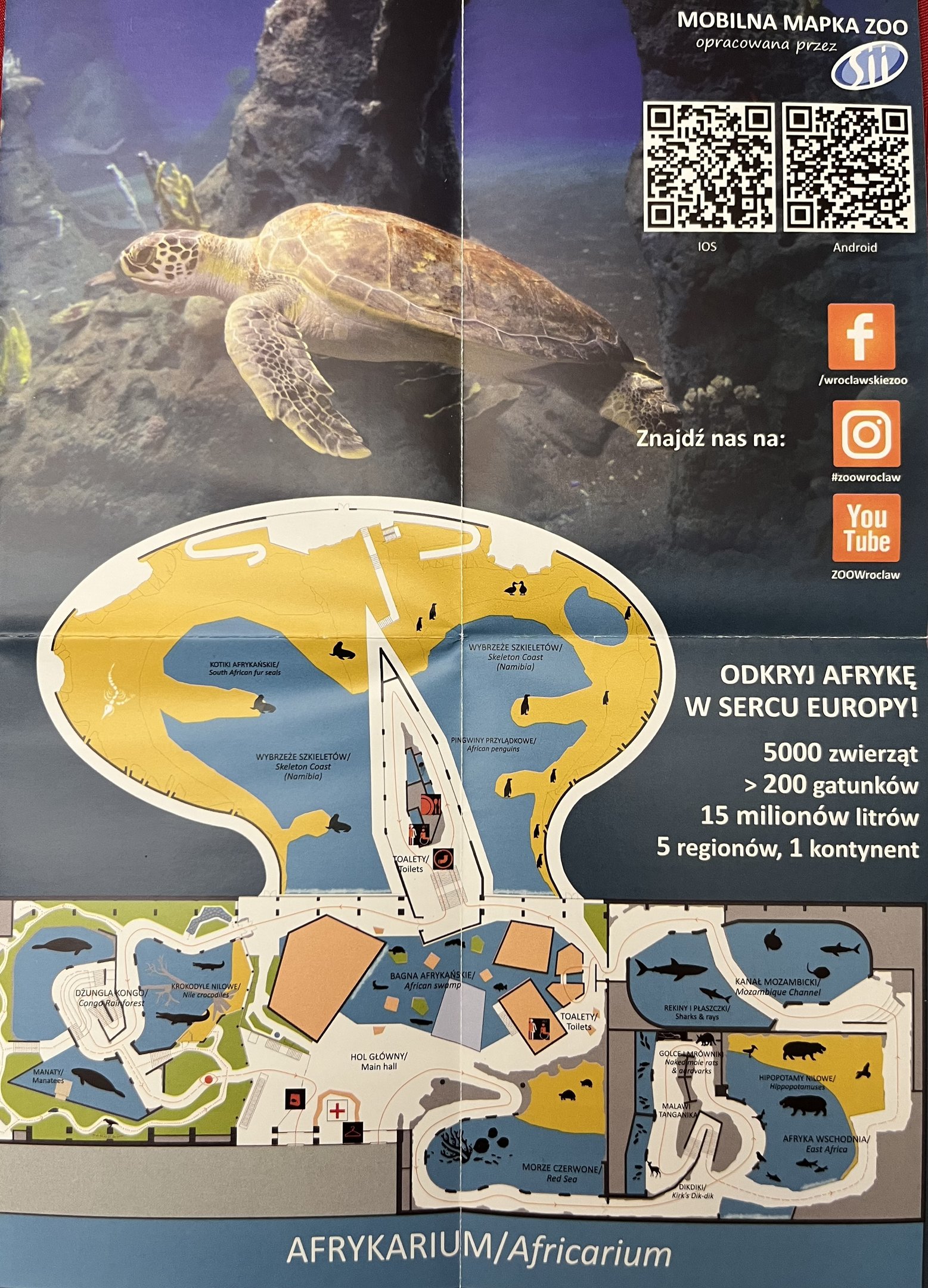 Afrykarium Map - undated