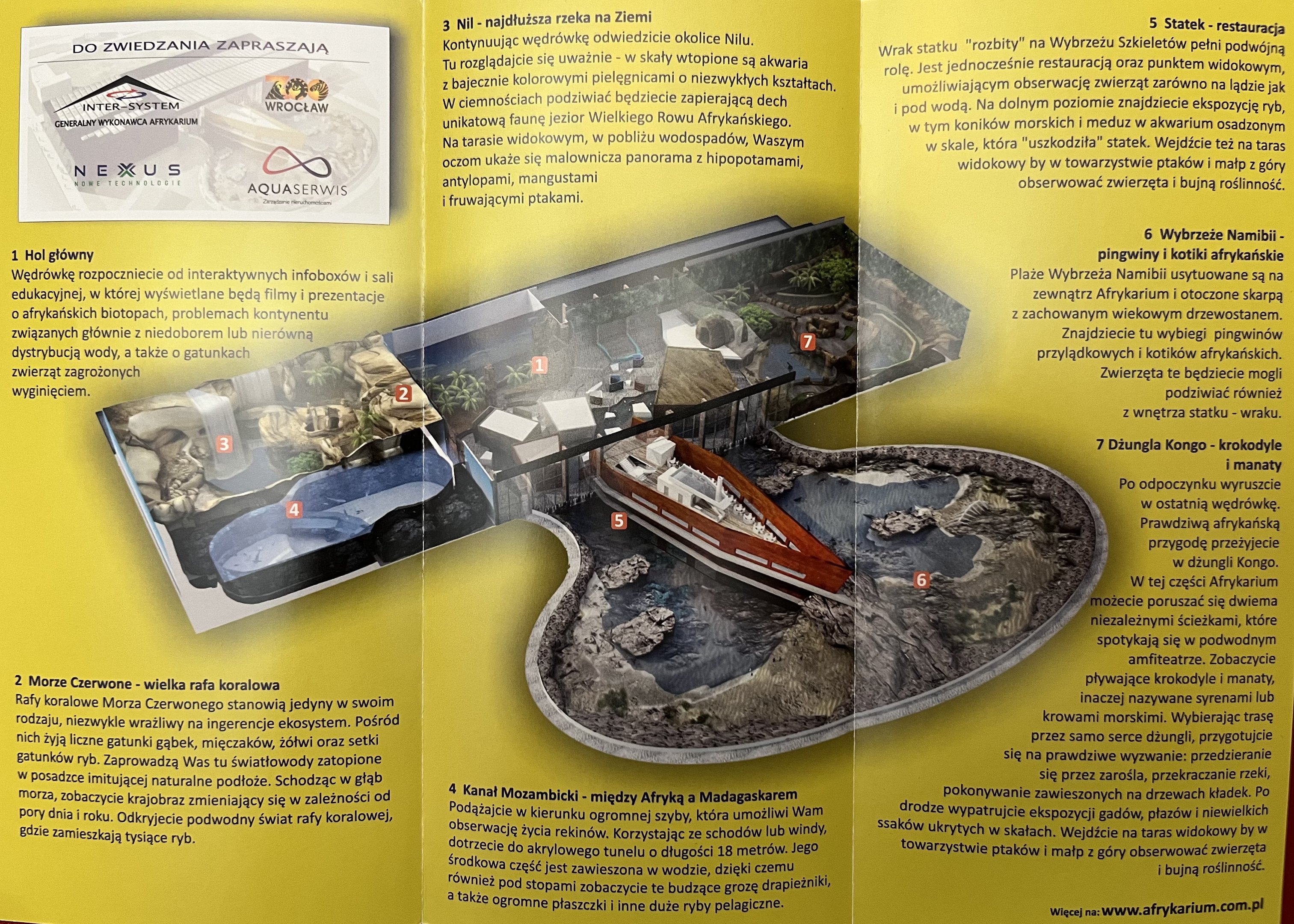 Afrykarium Map - undated