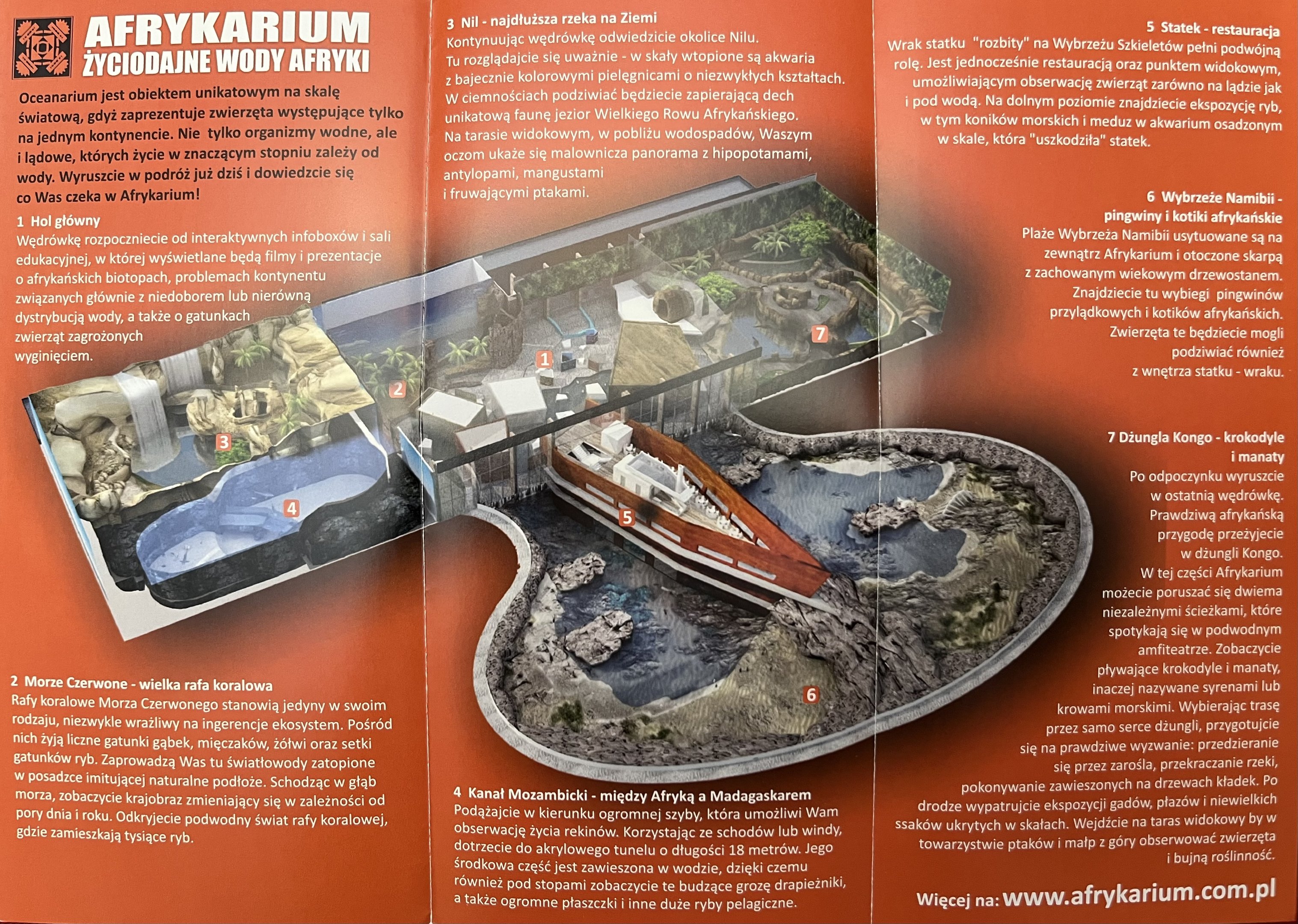 Afrykarium Map - undated