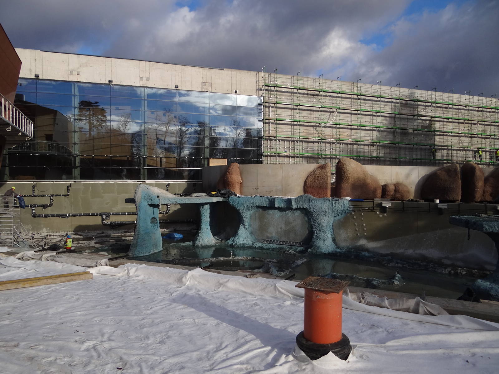 Afrykarium under construction