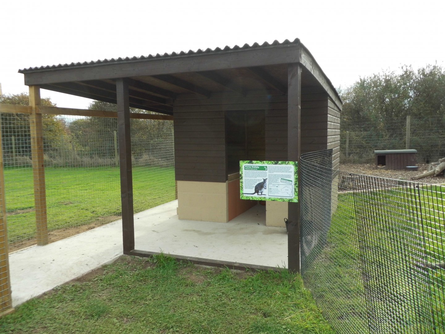 Agouti (and Parma Wallaby) shelter completed, 17th October 2025