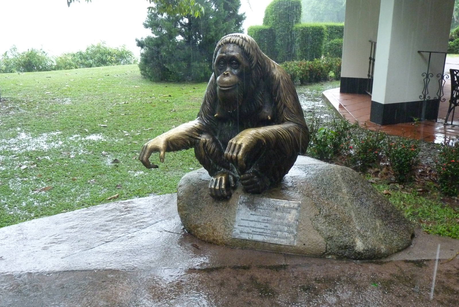 Ah Meng statue, December 2015