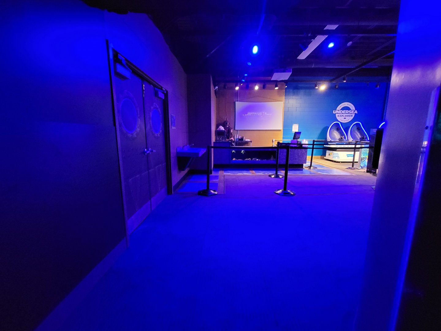 Akron Zoo - Curious Creatures, VR ticket booth with crabs and stuff