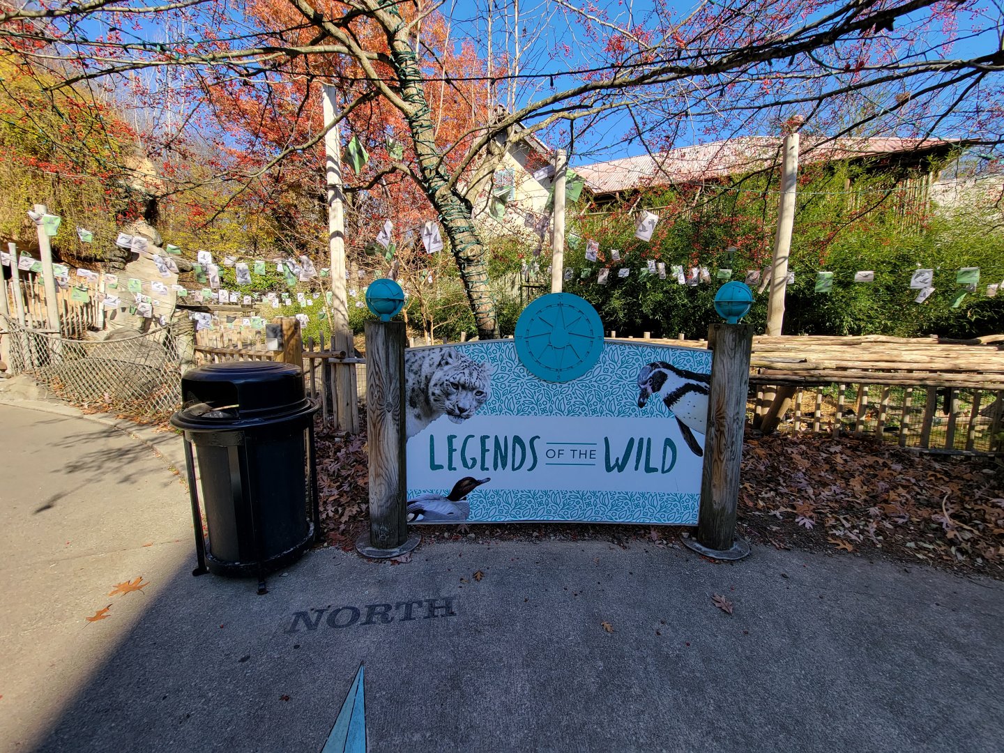 Akron Zoo - Legends of the Wild entrance (I did this last)