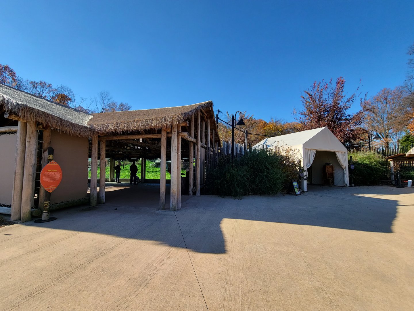Akron Zoo - Lion viewing areas