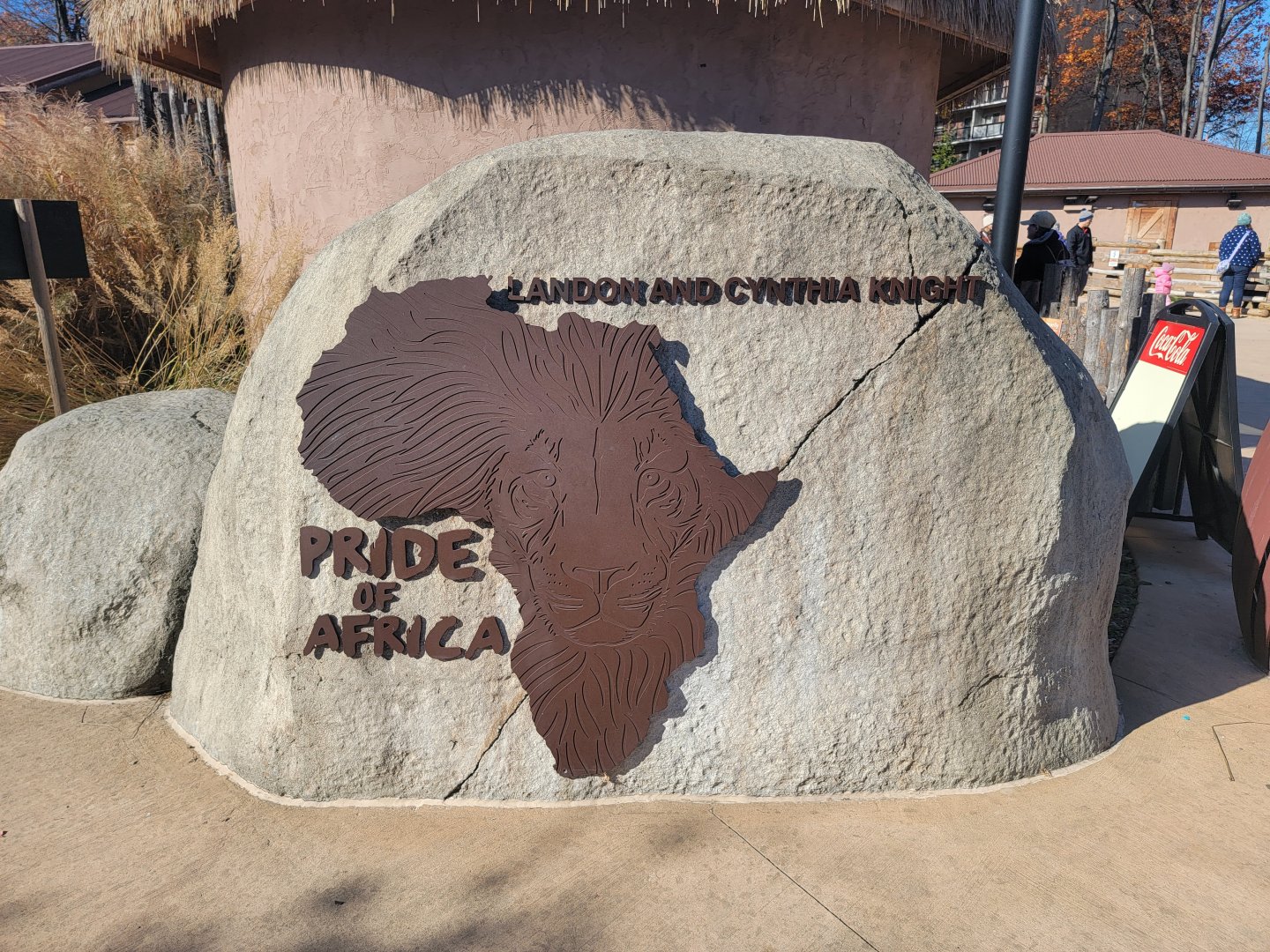 Akron Zoo - Pride of Africa entrance sign