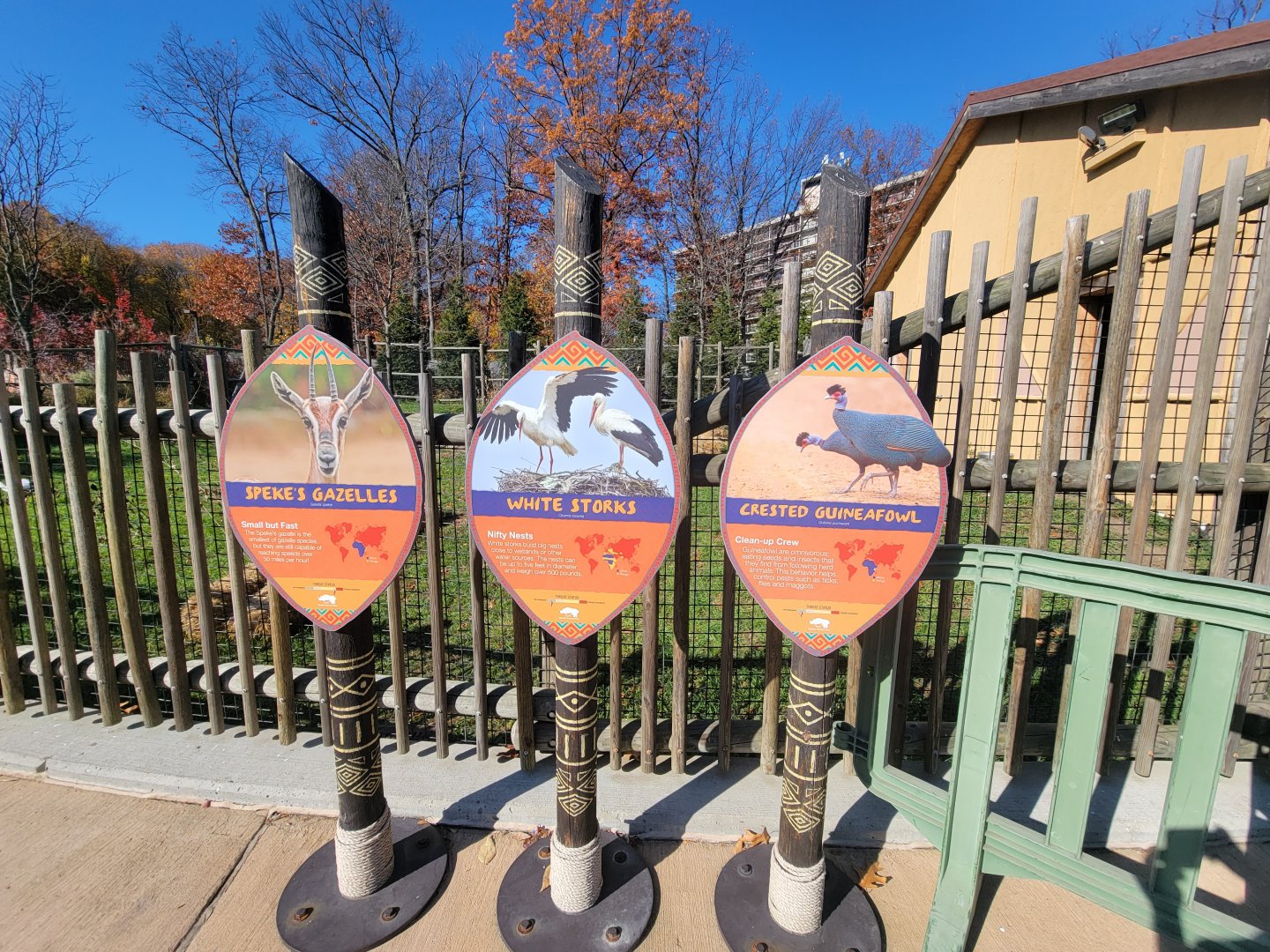 Akron Zoo - Pride of Africa signage example