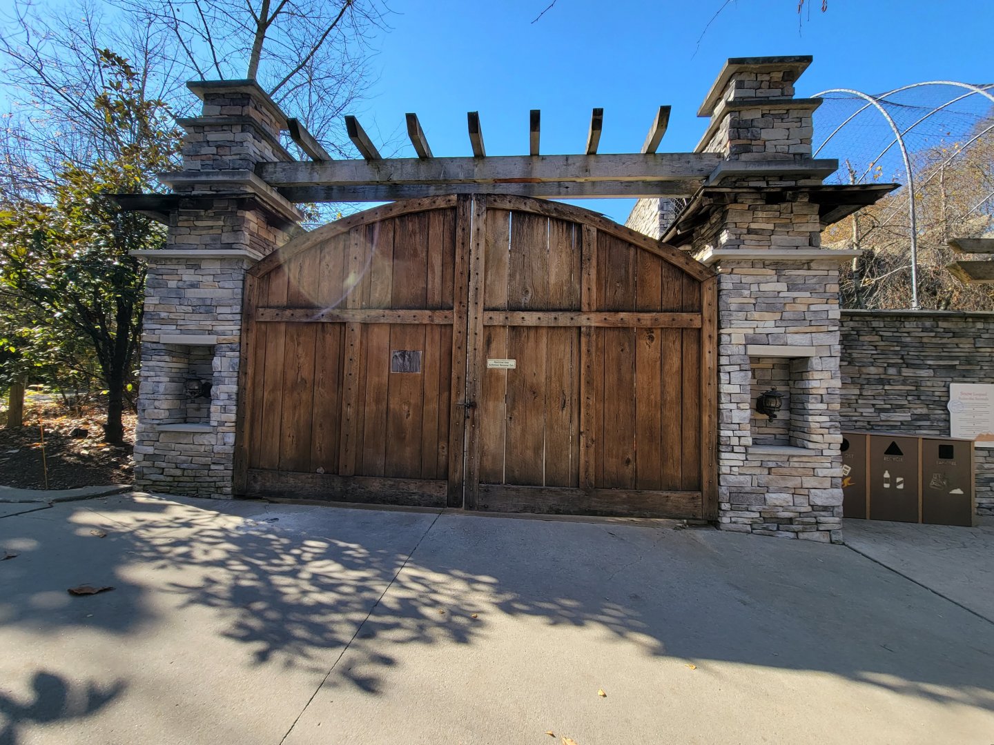 Akron Zoo - Very fancy doors